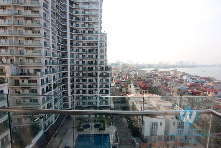 Duplex apartment with beautiful views of Westlake to rent in Golden Westlake, Tay Ho, Hanoi